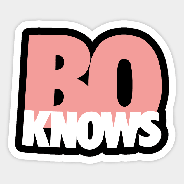 Bo Knows Baseball Sticker by Mavioso Pattern